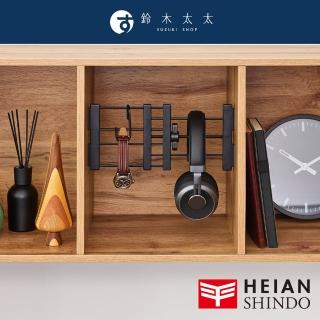 【HEIAN SHINDO 平安伸銅】層架款 黑桿全功能伸縮縫隙置物架 窄款 SMR-13B(max 28cm / 2kg 鈴木太太公司貨)