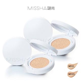 【MISSHA】輕透裸光保濕氣墊粉餅x2 15g