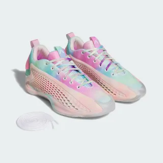 【adidas 愛迪達】ANTHONY EDWARDS 1 LOW 籃球鞋(JR3915 男鞋 低筒籃球鞋 棉花糖配色)
