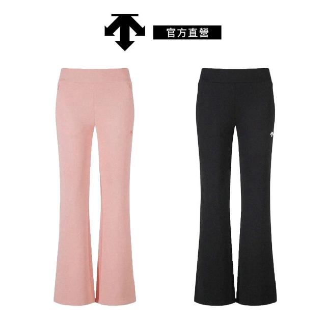 【DESCENTE】WOMENS BOOTS CUT TRAINING PANTS 女士 運動長褲(珊瑚粉/黑色)