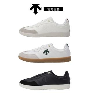【DESCENTE】迪桑特 EDGE COURT 女士 運動休閒鞋 運動鞋 贈獨家限量『復古鞋帶組』(白色/黑色/綠白)