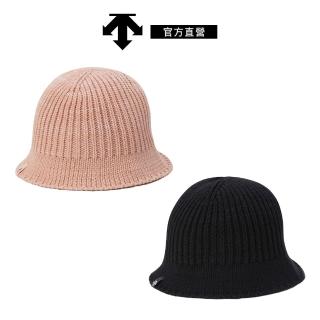 【DESCENTE】WOMENS SPORTS BASIC KNIT BUCKET HAT 女士 運動帽(粉色/黑色)