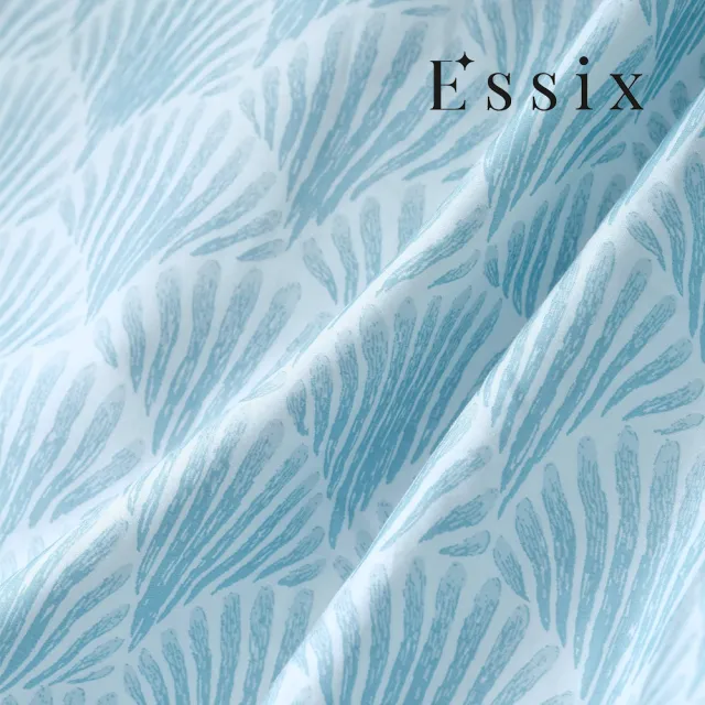 【ESSIX】法國品牌100%長纖棉 海島時光印花薄被 涼被(單人 150x195cm)