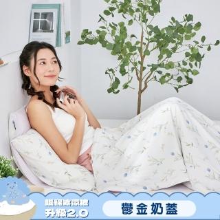 【格蕾寢飾】La Belle 眠綿冰玻尿酸抗菌涼感涼被-鬱金奶蓋(5x6.5尺/150X195CM)