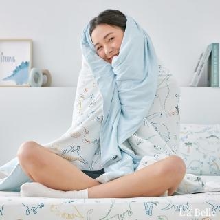 【格蕾寢飾】La Belle 眠綿冰玻尿酸抗菌涼感涼被-恐龍曲奇(5x6.5尺/150X195CM)