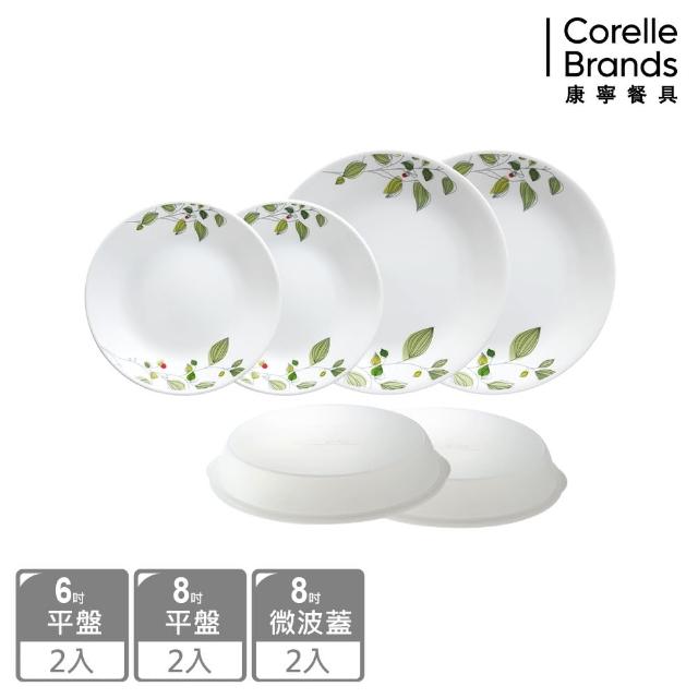 【CorelleBrands 康寧餐具】獨家超值6件式餐盤組(多花色可選)