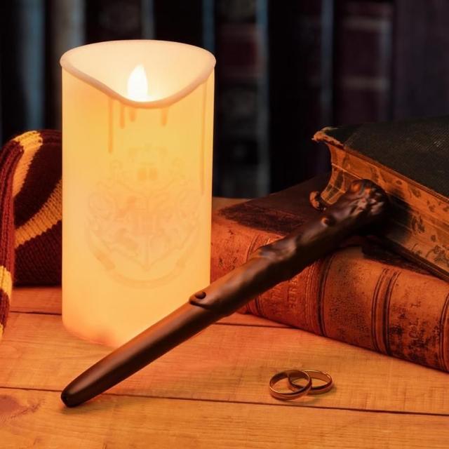 【Paladone UK】Harry Potter  魔法擬真蠟燭 魔杖遙控 蠟燭小夜燈組合(哈利波特、魔法、蠟燭)