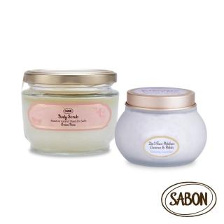 【SABON】官方直營 磨砂膏專家推薦組(新升級身體磨砂膏320g+二合一臉部純淨磨砂膏200ml)