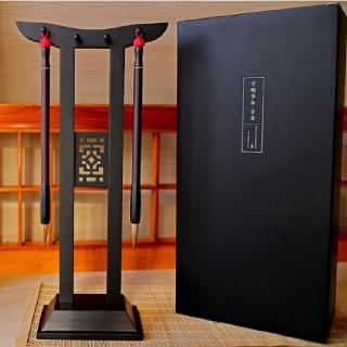 【中華筆莊】官帽筆架-古香 39x13x9.5cm(書法 文房用品)