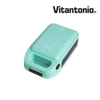 【Vitantonio】小小V厚燒熱壓三明治機-湖綠(吐司機/三明治機)