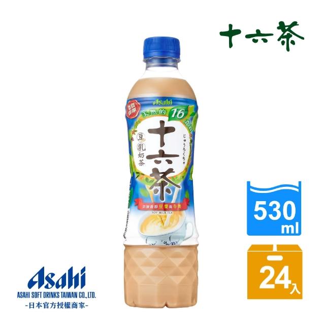 【ASAHI 朝日】十六茶零咖啡因豆乳奶茶530mlx24入/箱
