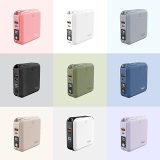 【LaPO】2代 WT-03CM 10000mAh 22.5W 雙孔輸出多功能無線充行動電源 37Wh 具Wh標示(自帶線/無線/磁吸)