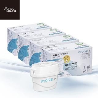 【Bianco di puro 彼安特】英國 Aqua Optima Evolve 五重精濾濾芯 12入(4盒3入裝/適用Brita)
