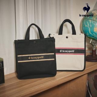 【LE COQ SPORTIF 公雞】質感側揹包/手提包 女款-2色-LWV03101