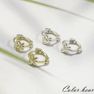 【卡樂熊】氣質迷你蝴蝶結耳骨造型耳環/耳扣(耳環飾品)