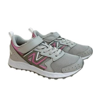 【NEW BALANCE】NB 運動鞋 童鞋 中童 兒童 魔鬼氈 灰 YT650SR1-W楦