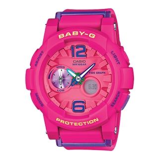 【CASIO 卡西歐】日系限量版-衝浪/極限運動女錶BGA-180-4B3JF -非亞洲版(BGA-180)