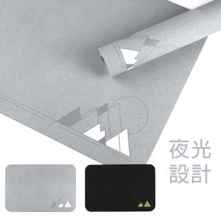 【怪獸居家生活】rubber anne 臺灣製 夜光版 10秒頂吸 軟式珪藻土吸水地墊 曙光乍現(夜光地墊60x40cm)