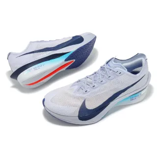 【NIKE 耐吉】競速跑鞋 ZoomX Vaporfly Next% 4 男鞋 藍 輕量 回彈 碳板(HF6414-001)
