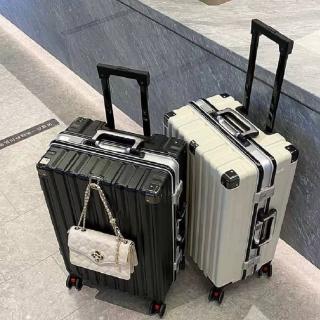 20吋鋁框多功能行李箱(USB充電/拉桿箱/登機箱/學生行李箱/商務旅行)