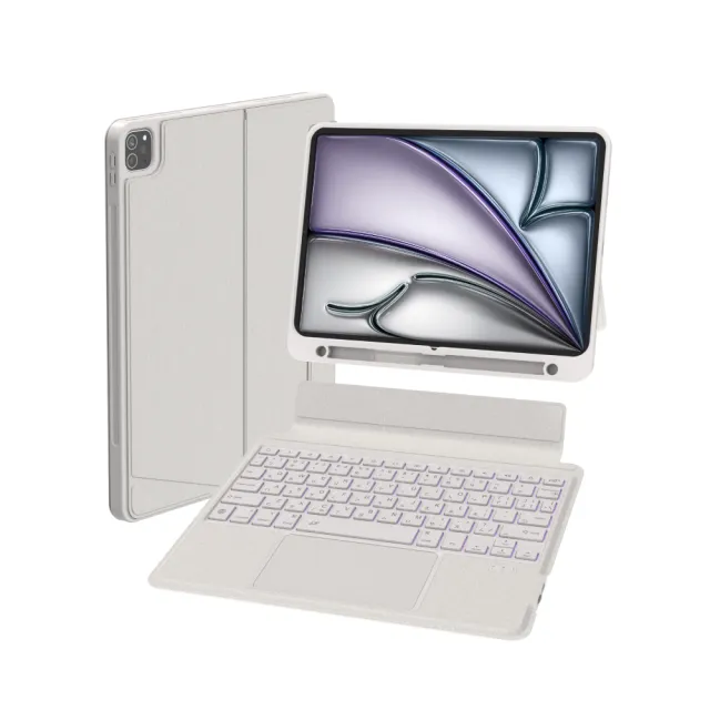 iPad - momo 可拆式旋轉保護套適用iPad 2024 10 11 13 Pro Air6 5 4 Mini