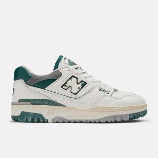 【NEW BALANCE】NB 休閒鞋 男鞋 女鞋 運動鞋 白綠 BB550VTG-D楦