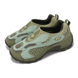 【MERRELL】休閒鞋 Moc Speed Streak EVO SE 1TRL 男鞋 綠 懶人鞋 麂皮(ML006987)