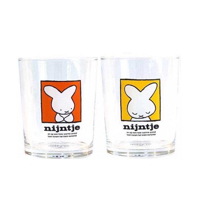 【Miffy 米飛】日本製 nijntje 70周年系列餐具 玻璃杯 250ml(兩款任選)