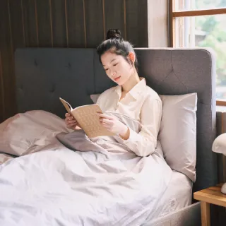 【德國Emma】北歐風床架 雙人特大183*212cm 深灰色款(德國工藝設計 舒適睡眠體驗)