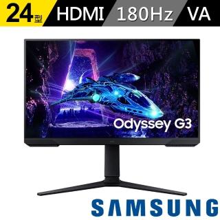 【Samsung 三星】S24DG302EC 180Hz 電競入門CP/CV值機種(24型/FHD/180Hz/1ms/SRGB 95%/HDR10)