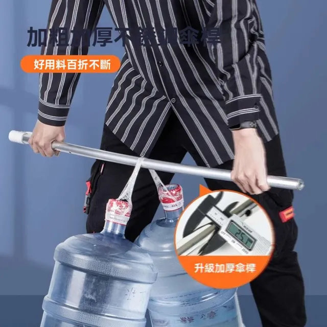 【w佳釣尼漁具】新款直桿款 加厚黑膠 2.2米(釣魚傘 釣傘 遮陽傘 戶外傘 防曬傘 折疊傘 露營傘 預購15天)