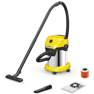【KARCHER 凱馳】乾濕兩用吸塵器 WD 3S(車內清潔/居家清潔)
