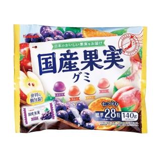 【Kabaya 卡巴】日本綜合水果味軟糖131.6g(糖果/點心/辦公室)