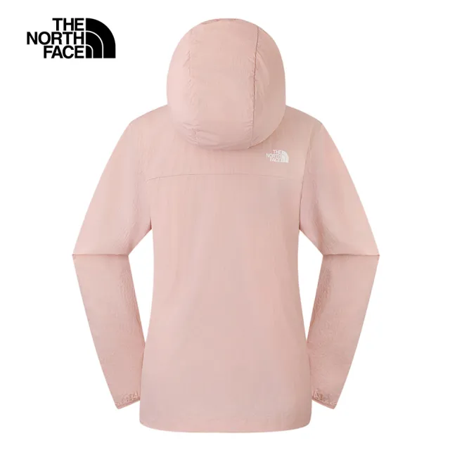 【The North Face】TNF 休閒 UPF防曬防風外套 W SUN CHASE WIND JACKET- AP 女 粉(NF0A8CJZLK6)