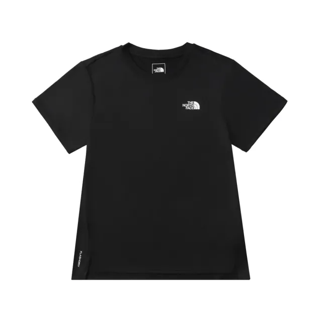 【The North Face】TNF 休閒 吸濕排汗短袖T恤 W FLEX S/S TEE REG - AP 女 黑色(NF0A8DFJJK3)