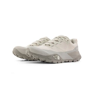 【The North Face】TNF 休閒 防水透氣徒步鞋 M OFFTRAIL HIKE GORE-TEX 男 米白灰(NF0A8AEG6S4)