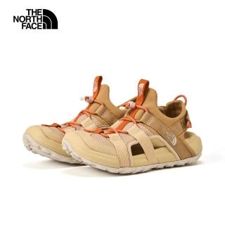 【The North Face】TNF 休閒 可調節鞋帶舒適涼鞋 W EXPLORE CAMP SHANDAL 女 卡其色(NF0A8ADQ76Z)