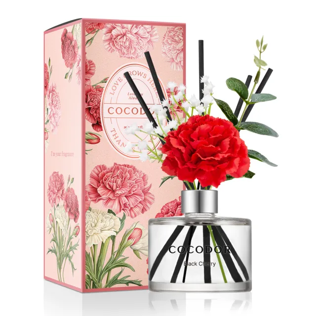 【cocodor】康乃馨系列2+1超值組(擴香瓶200mlx2+補充瓶200ml/多款任選/官方直營)