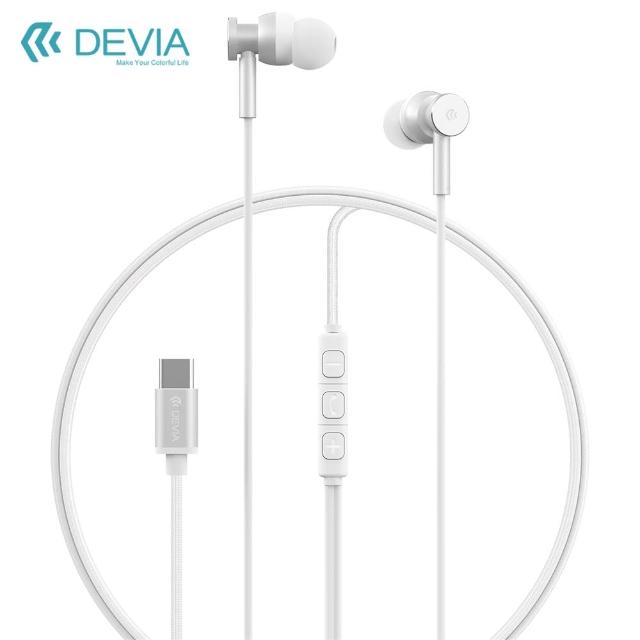 【DEVIA】入耳式Type-C金屬線控耳機(低音加強設計)