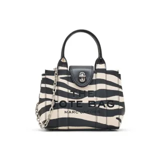 【MARC JACOBS】官方直營 斑馬紋旋扣斜背托特包