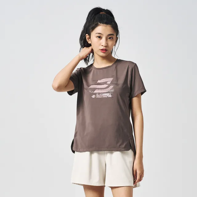 【BATIS 巴帝斯】女涼感開岔短T - 兩色 - 25SS
