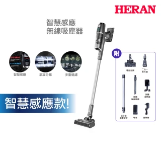 【HERAN 禾聯】23Kpa智慧感應無線吸塵器-HVC-35EP010B(momo獨家)