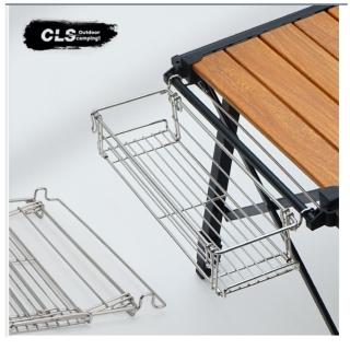 【May Shop】戶外IGT鋁板桌拓展掛架折疊桌配件便攜式置物架桌面掛籃延伸掛架