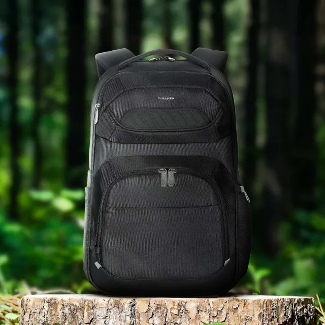 【Targus】Legend IQ EcoSmart 15-16 吋 22L 防盜後背包 - 黑色(TSB705)