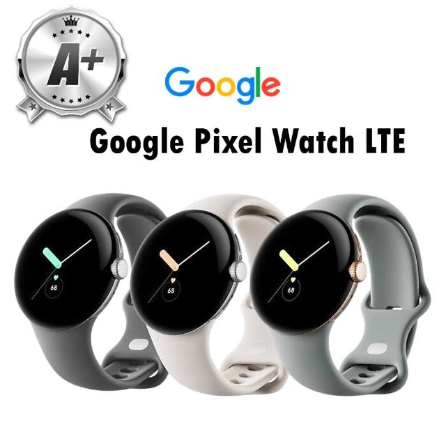 【Google】A+級福利品 Pixel Watch LTE(不鏽鋼錶殼/運動錶帶)