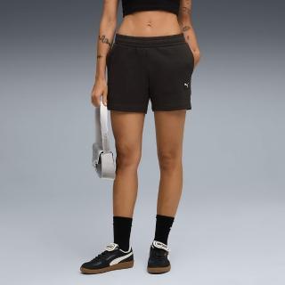 【PUMA】短褲 女 運動褲 5吋 歐規 ESS Elevated 黑 68502001