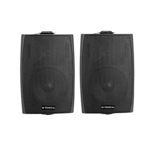 【AV MUSICAL】OK65 懸吊/壁掛喇叭一對(黑色)