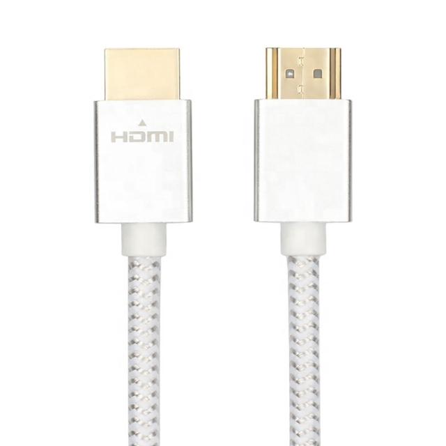 【Bill Case】高階超薄 4K 60HZ HDMI 極速影音網路傳輸線 靚白 300公分(超薄8mm厚設計 美觀耐用)