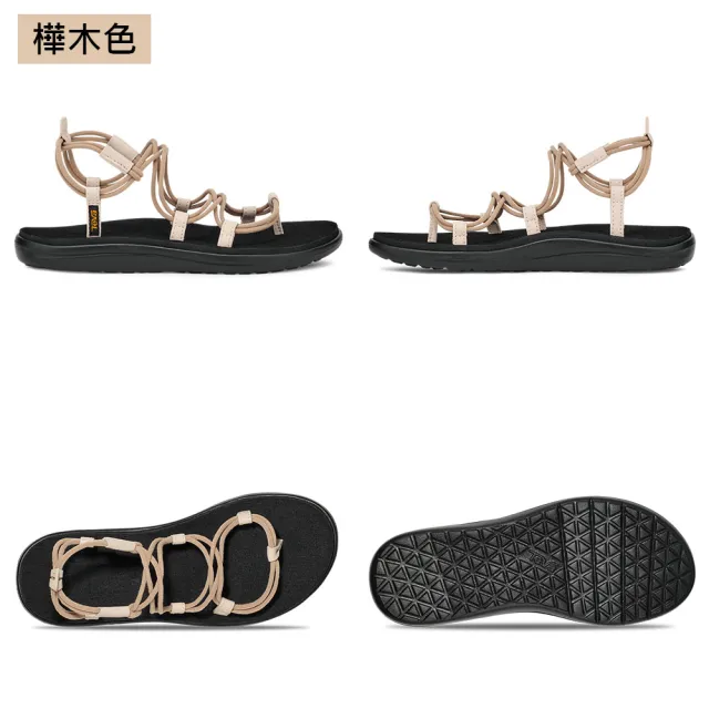 【TEVA】女涼鞋 羅馬織帶涼鞋/夾腳涼鞋 Voya Infinity 原廠(多款任選)