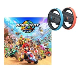 【Nintendo 任天堂】NS2 Switch 2 瑪利歐賽車世界+《原廠 NS2 賽車手把方向盤》